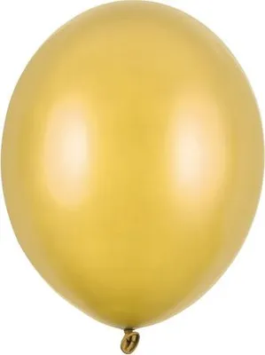 Image de 100 Ballons métalliques or 27cm