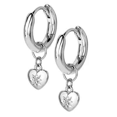 Produktbild von Hot Diamonds Heart Earrings DE718 Ohrringe