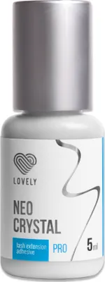 Produktbild von Wimpernkleber für Wimpernverlängerung Einzelwimpern von Lovely, Crystal Neo 5ml