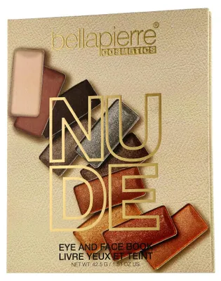 Imagen del producto de Bellapierre Cosmetics: Paleta de sombras y maquillaje para ojos y rostro, tono "Nude" (42,5 g)