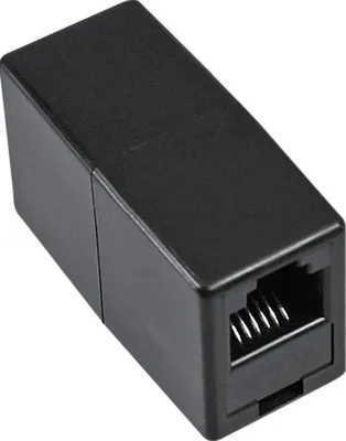Image de Connecteur modulaire InLine®, femelle RJ12 vers femelle RJ12, 6P6C, non blindé