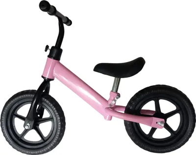 Produktbild von Laufrad Kinder 12 Zoll Vollgummireifen Balance Bike Lauflernrad Fahrrad Pink
