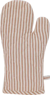 Immagine prodotto di Guanto da cucina a strisce sottili marroni (32x16 cm)