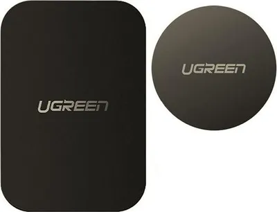 Produktbild von Ugreen Metallplatten für magnetische Telefonhalter 2 Stück LP123 (schwarz)