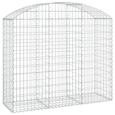 Produktbild von Gabione mit Hochbogen 150x50x120/140 cm Verzinktes Eisen