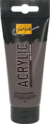 Produktbild von SOLO GOYA Acrylic Effekt Anthrazit 100 ml Tube
