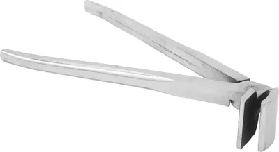 Produktbild von Lederhandwerk-Zange mit gebogener Nase, starke Bisskraft, Edelstahl-Handwerkerklemme für DIY-Taschengürtel