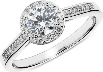 Produktbild von Zirkoniabesetzter Verlobungsring 925er Silber