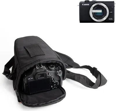 Produktbild von K-S-Trade Kameratasche Fototasche Schultertasche Umhängetasche kompatibel mit Canon EOS M200 Colt  für Systemkameras Schutzhülle bag Zubehörtasche