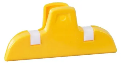 Obrázek produktu pro Sponky na uzavírání sáčků na koření – sada 3 kusů – plast – žlutá barva