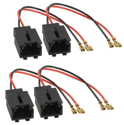 Zdjęcie produktu dla Sound Way - 4 sztuki adapterów kablowych do złącz głośnikowych, kompatybilne z samochodami Citroen i Peugeot