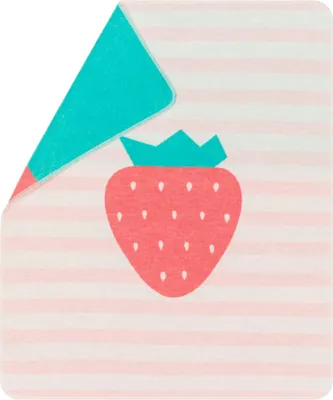 Produktbild von Babydecke Erdbeere Farbe Altrosa 70x90cm von David Fussenegger