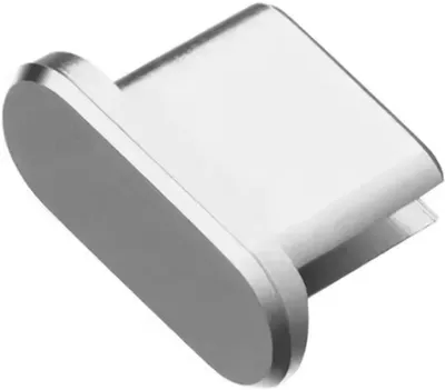 Obrázek produktu pro Go Go Gadget – Krytka pro USB-C – Ochranný kryt proti prachu – 1 kus – Stříbrná