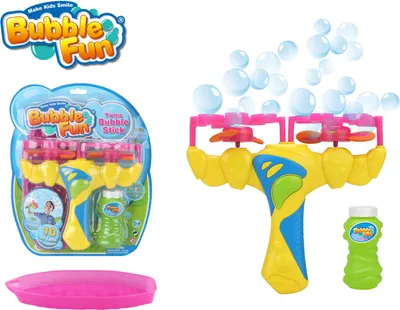 Image de Jouet à bulles KiddyGo - Lance-bulles électronique « Mega » multicolore