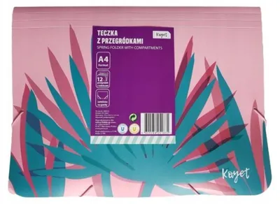 Produktbild von Kayet Aktenmappe A4 mit 12 Fächern für Dokumente
