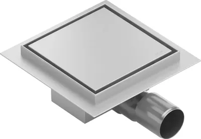 Zdjęcie produktu dla Mexen Flat wpust podłogowy kwadratowy 12 x 12 cm, chrom - 1010012