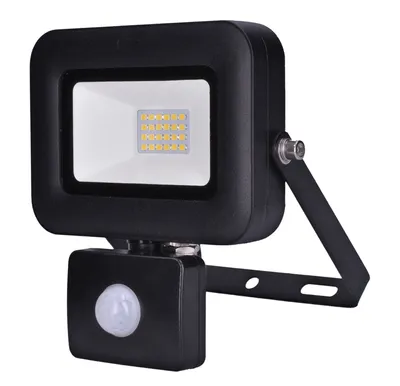 Immagine prodotto di Solight Faretto LED nero 20W con sensore di movimento WM-20WS-L