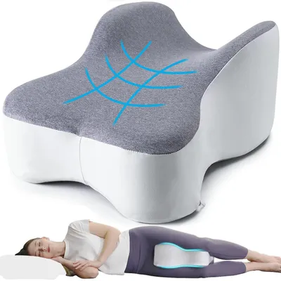 Produktbild von Good4You Orthopädisches Kniekissen für Seitenschläfer - Beinkissen für Bett