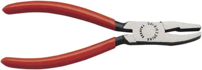 Productafbeelding van Glazen Tang - Glasnijder - Glas Bewerken - Gekartelde Grijpranden - 160 mm - Rood