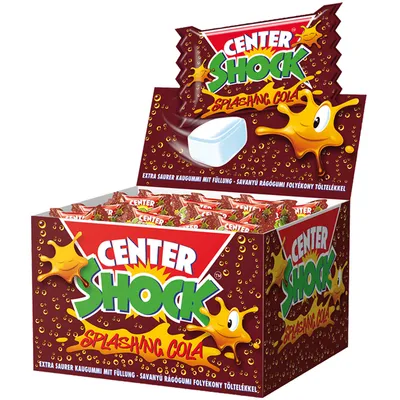 Obrázek produktu pro Centre Shock Cola extra kyselá žvýkačka s tekutou náplní 400g
