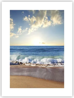 Produktbild von Poster - Poster ohne Rahmen - Meer Ufer Wasser - 30x40 cm - Wand Bild - Wanddeko - Wandbilder - Kunstposter - Wandposter - Bilder - Kunstdruck - Wanddekoration - Wandbild - P2XPA30x40-3551