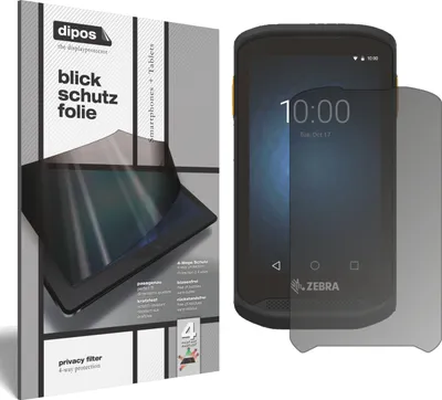 Produktbild von Blickschutzfolie für Zebra TC20 matt Schutzfolie Folie Display Schutz dipos