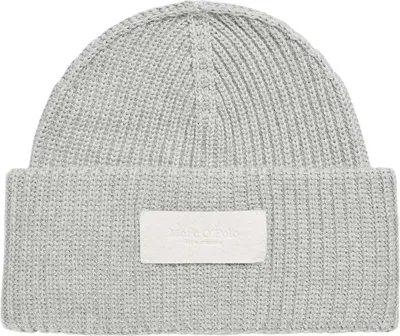 Produktbild von Marc OŽPolo Casual (318) Beanie, knitted, double fold-up, st, mid stone melange 923 923 .