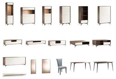 Produktbild von Design Esstisch Antik Stil Ess Tisch Moderne Tische Wohnzimmer Holz 160x90cm neu