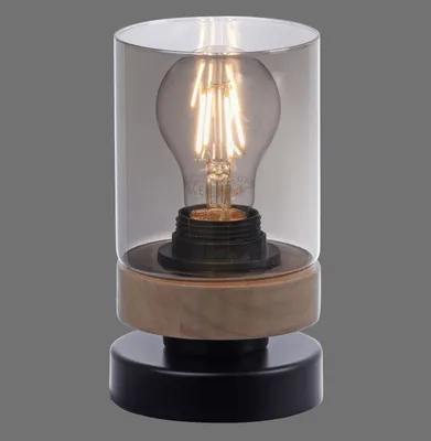 Produktbild von JUST LIGHT PASQUAL Tischleuchte E27 max.40W schwarz 11310-18