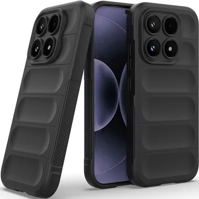 Produktbild von Handyhülle für Xiaomi 17 Weich TPU Silikon Stossfest Anti-rutsch Hülle Schwarz