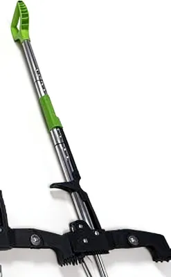 Obrázek produktu pro Odstraňovač plevele do zahrady - Odstraňovač kořenů s pedálem - Pro odstraňování plevele - Teleskopicky nastavitelný - 4 drápy - Nerezová ocel