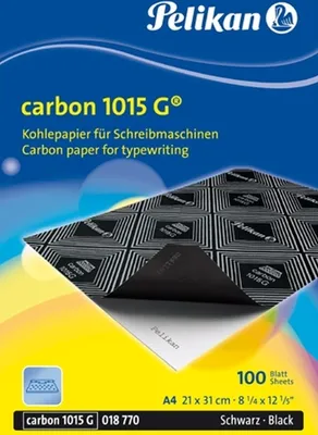 Produktbild von Kohlepapier A4 100 Blatt schwarz Packung mit 50 Stück