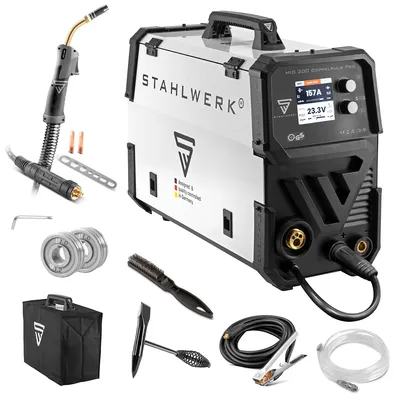 Produktbild von STAHLWERK Schweißgerät MIG MAG 200 Doppelpuls Pro vollsynergisches 200 Ampere
