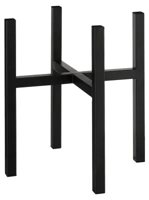 Produktbild von Mica Decorations Ascot Pflanzenständer XL - L38 x B38 x H40 cm - Metall - Schwarz