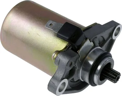 Produktbild von Startermotor Anlasser RMS 11 Zähne kompatibel für Piaggio Gilera Peugeot liegend
