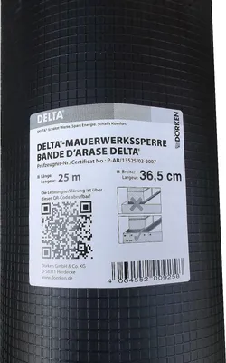 Produktbild von Delta 50,0cm-Mauerwerksperre, 25m (0,4mm)