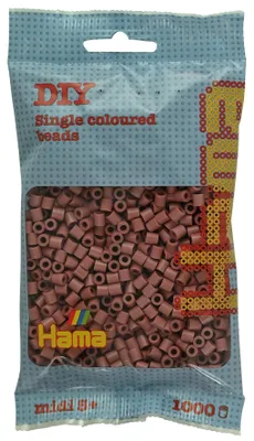Produktbild von Hama Beutel mit Bügelperlen | ca. 1000 Midi-Perlen | Mosaik-Deko für Kinder ab 5