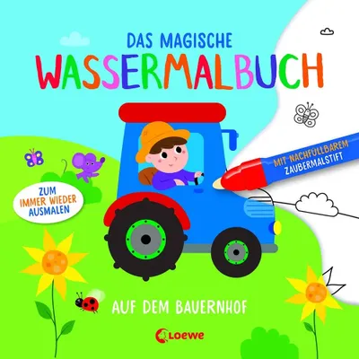 Produktbild von Das magische Wassermalbuch - Auf dem Bauernhof