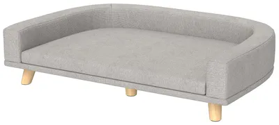 Immagine prodotto di Divano per cani di grossa taglia - Divano per cani | Colore: Grigio | Dimensioni: 67x98x25 cm