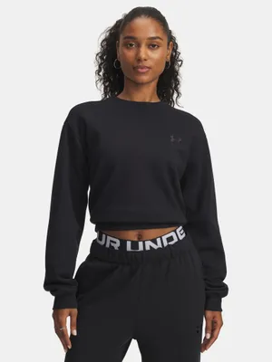 Immagine prodotto di Felpa Under Armour UA Icon Vida Flc Crew da donna – Nero LG