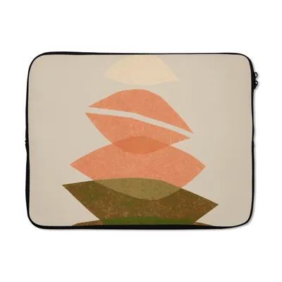 Produktbild von MuchoWow® Laptop Hülle 15 Zoll Formen - Pastell - Farben - Abstrakt Laptoptasche - Laptoptasche - Sleeve - Rundum-Schutz