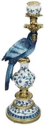 Immagine prodotto di Portacandele - Pappagallo olandese blu ↑ 40 cm - Destro