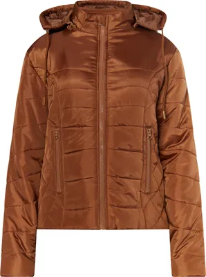 Produktbild von Damen Steppjacke leicht dünn gefüttert braun Gr. L