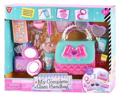 Imagen del producto de Juego de bolso de mano "Glam" de Playgo con accesorios para niños