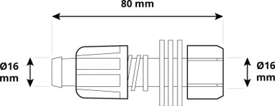 Produktbild von HOLZBRINK 5x Verschlussstopfen 5/8" 16mm praktisches Endstück zum Verschluss des Verlegerohrs und des Tropfschlauchs, HBZ-01