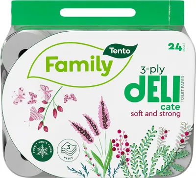 Image de Papier hygiénique TENTO Family Delicate 3V 24pcs