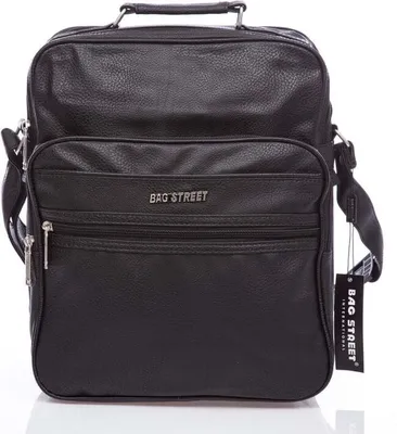 Produktbild von Bag Street Herren Tasche Arbeitstasche Kunstleder Umhängetasche Schwarz