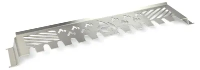 Image de Multistation en acier inoxydable | Grille de maintien au chaud pour Napoleon Rogue 425, Freestyle 425, Legend 425 | avec support Drumstick | 3mm d'épaisseur