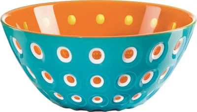 Zdjęcie produktu dla Miska Guzzini LE MURRINE lazurowo-biało-pomarańczowa, śr. ok. 20 cm