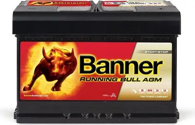 Zdjęcie produktu dla Banner 57001 AGM Running Bull 12V 70Ah 720A Autobateria